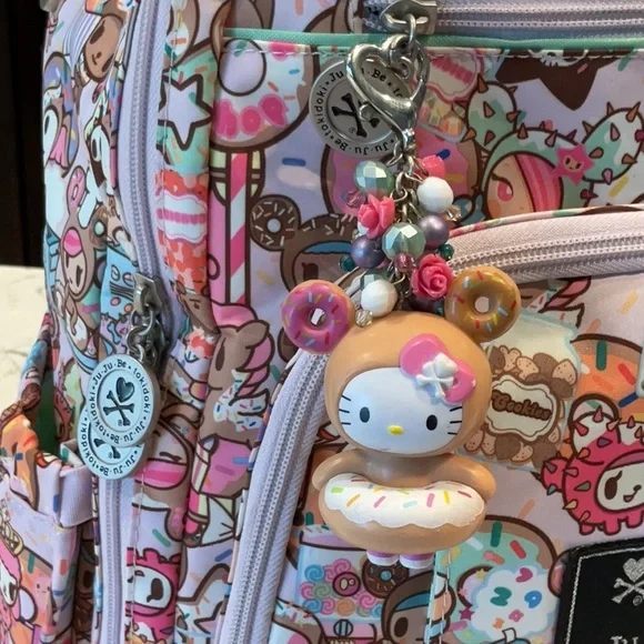 Ju-Ju-Be Tokidoki Kids Backpack and Lunch Bag - Pink Multicolor - Picture 4 of 13